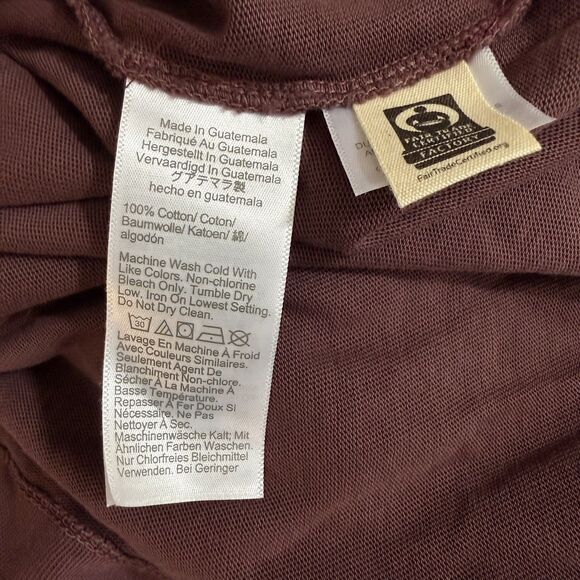 MADEWELL Relaxed Boxy Tee Plus 2X Dark Purple Crewneck Easy Fit NWT B5 - Picture 6 of 6